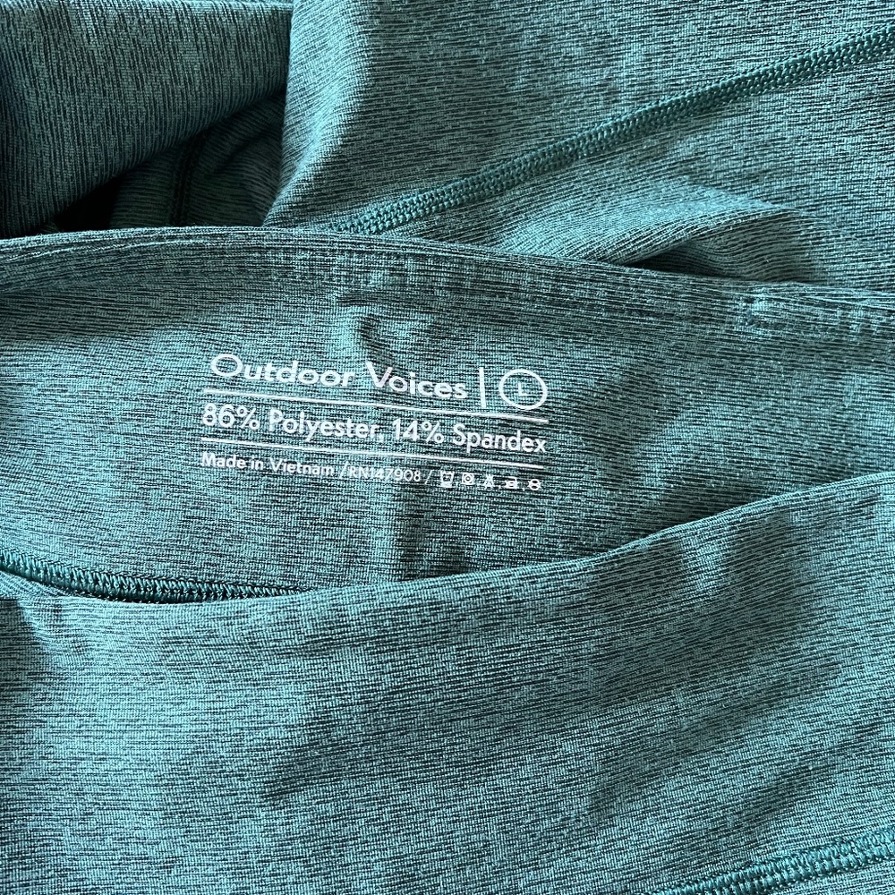 Outdoor Voices L green leggings